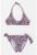 Costum de baie cu animal print – 2 piese