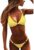 Costum de baie dama – 2 piese – imprimeu uni – sutien reglabil – slip tanga – EFAYN RO