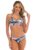 Costum de baie dama – 2 piese – sutien tip bustiera cu prindere dupa gat – chilot clasic croi ingust – EFAYN