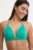 Max Mara Beachwear sutien de baie culoarea verde, cupa usor rigidizata, 2416821109600 2416820000000