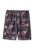 Pantaloni scurti de baie tip sort – barbati – model cu rechini fiorosi – imprimeu grafic acvatic – prindere cu snur – tematica crazy shark – uscare rapida – EFAYN