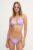 Praia Beachwear costum de baie din două piese Lavender Haze culoarea violet, cupa moale, BB.LAVENDER