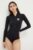 Rip Curl costum de baie dintr-o bucată Classic Surf culoarea negru, cupa moale