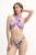 Rotate costum de baie dintr-o bucată SOFT MIXED SWIMSUIT cupa moale, 1131712991