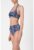 Sutien de baie halter cu dungi