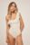 women’secret costum de baie dintr-o bucată PERFECT FIT 1 culoarea alb, cupa usor rigidizata, 5527101