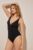 women’secret costum de baie dintr-o bucată PERFECT FIT 1 culoarea negru, cupa usor rigidizata, 5527091