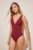 women’secret costum de baie dintr-o bucată PERFECT FIT 1 culoarea rosu, cupa usor rigidizata, 5527092